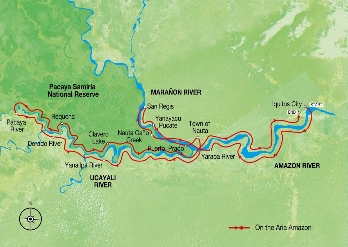 amazon Nehri Peru göster 