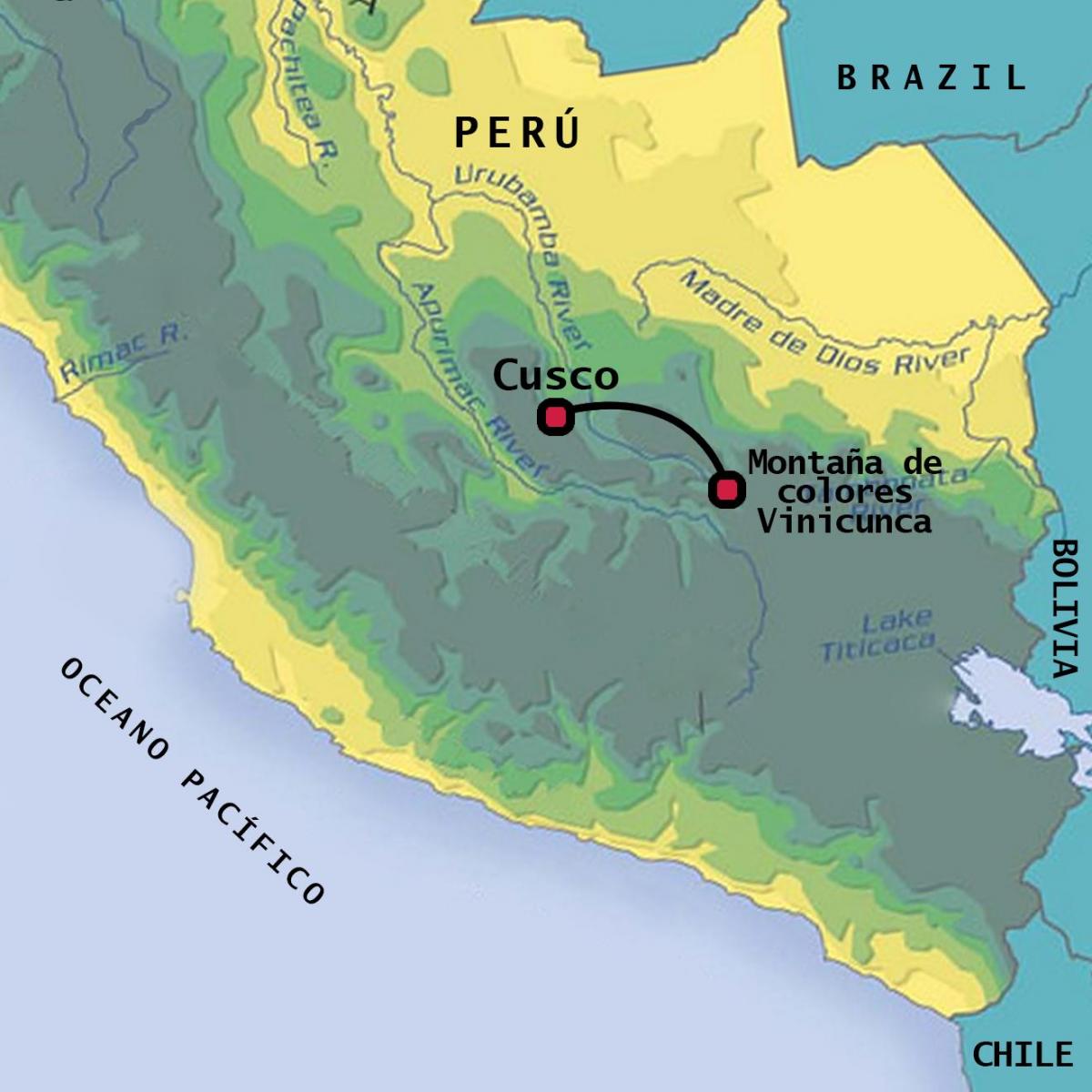 vinicunca Peru göster