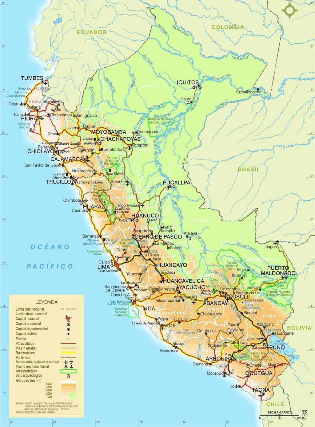 Peru andes Dağları göster 