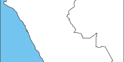 Peru boş harita 