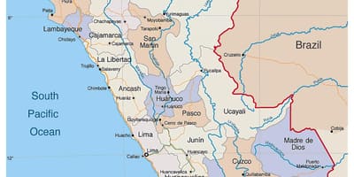 Peru ayrıntılı haritası göster 