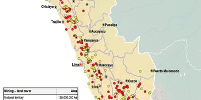 Peru haritası doğal kaynakları