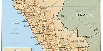 Peru haritası sörf 